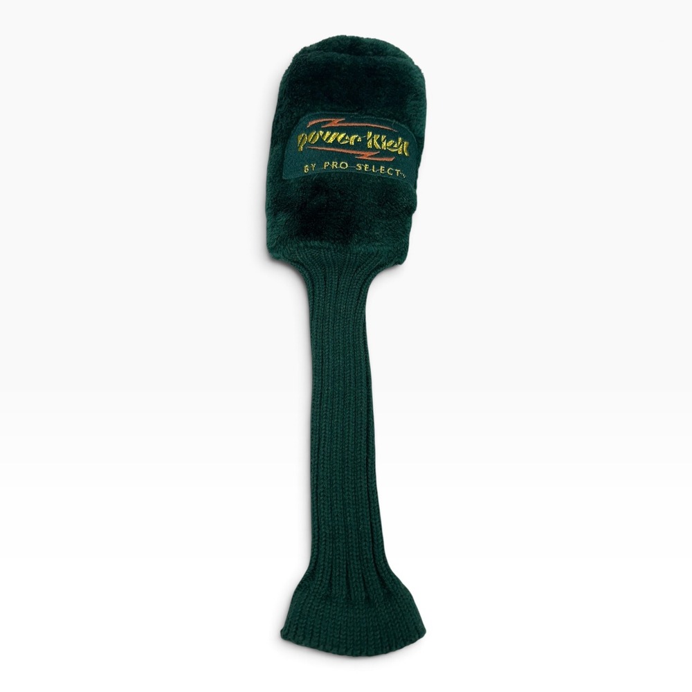 Vintage Pro-Select Power-Kick #1 Driver Headcover Green Golf Club Cover - Picture 1 of 6